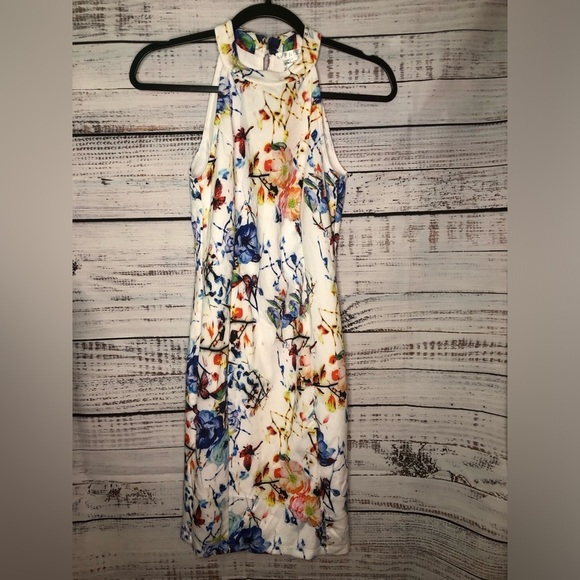 Venus Floral Women's Dress- Multicolor S - Picture 2 of 14